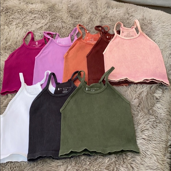 🌺free people Happiness run long tank - Picture 9 of 17